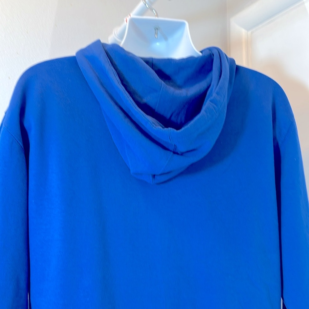 Champion Streetwear Thermal-Fit Fleece Blue Hoodie M NWOT - Picture 7 of 11